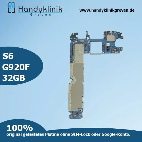 Original Samsung S6 SM-G920F Hauptplatine Motherboard Simlock frei