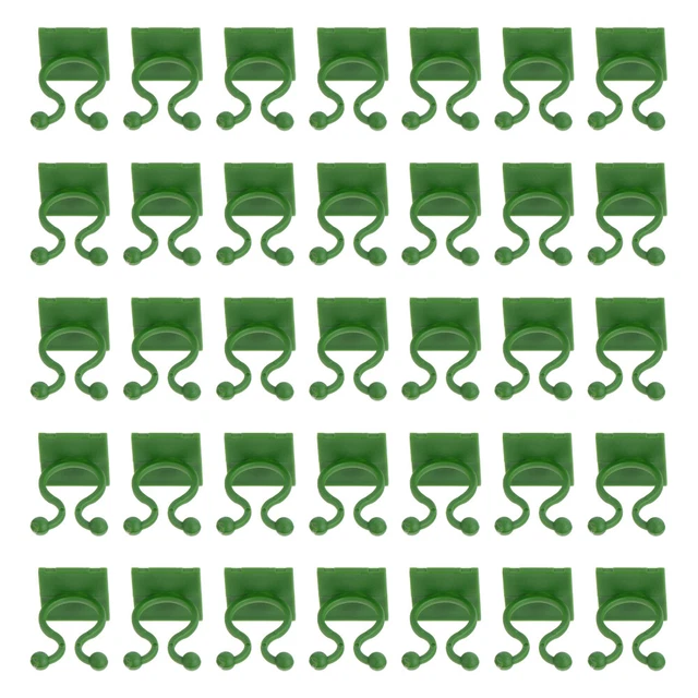 100 Pcs Vine Support Clips Green Plant Fixer Wire Hangers Plant Climb