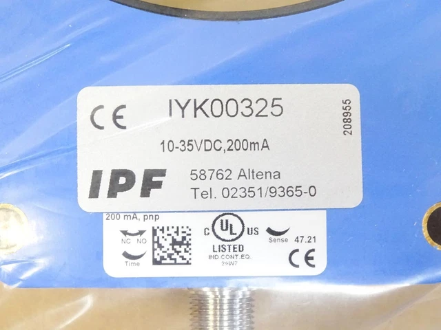 Ipf electronic Capteur Inductive IYK00325 / Neuf 2