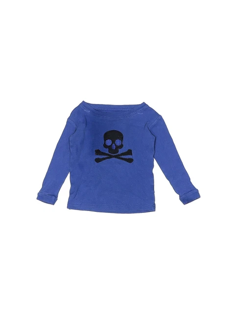 Leveret Boys Blue Long Sleeve T-Shirt 2T