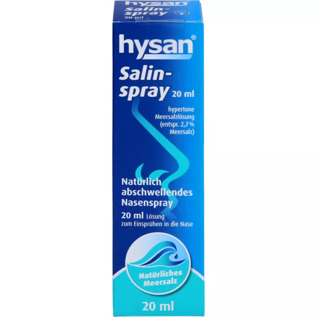 hysan Salinspray natürlich abschwellendes Nasenspray, 20 ml Lösung 13947014
