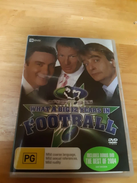 The Footy Show - What a Big 12 Years In Football (AFL) DVD 2 DISC + best of 2004