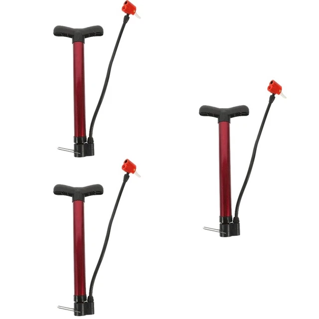3x Bomba de Bicicleta Portátil Ciclismo Bomba de Piso Activada Bicicleta Bomba para Bombeo de Bicicletas