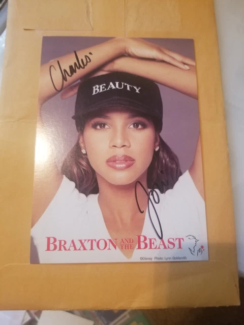 TONI BRAXTON Autographed Original 4x6 Photo Beauty And the Beast
