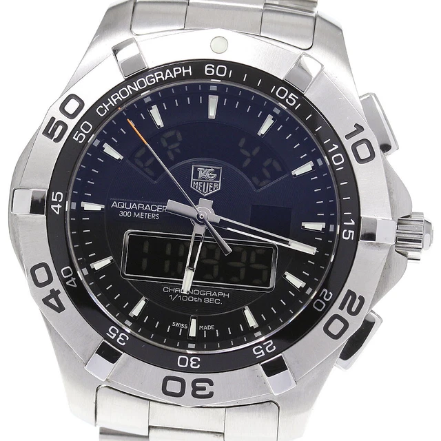 TAG HEUER Aqua Racer Chronometer CAF1010-0 black Dial Quartz Men's Watch_743002