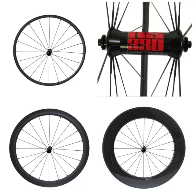 Front Wheel with KOOZER RS330 Straight Pull Vbrake Hub Road Bike Front Wheel 20H