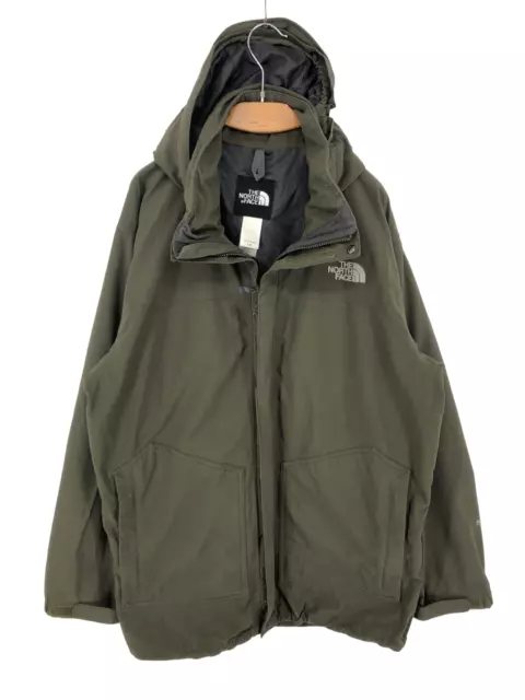 The North Face Uomo Hyvent con Cappuccio Impermeabile Parka Rain Giacca Taglia L
