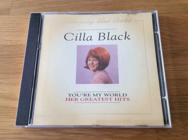 CILLA BLACK You're my world Her Greatest Hits Simply the best WoodfordMusic RARE