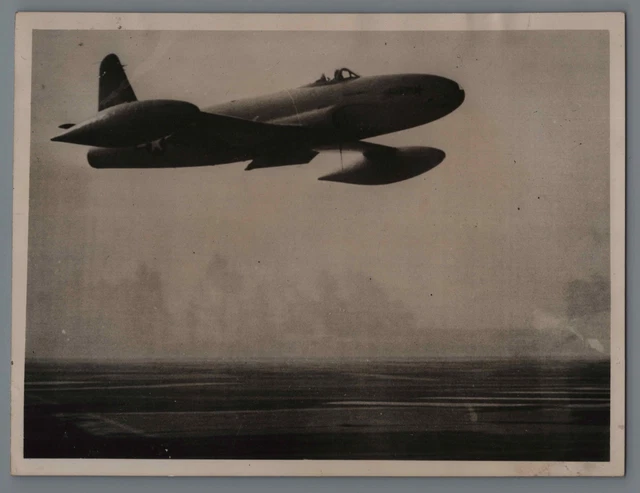 Lockheed P-80 Shooting Star Record Flight William Councill Original Press Photo