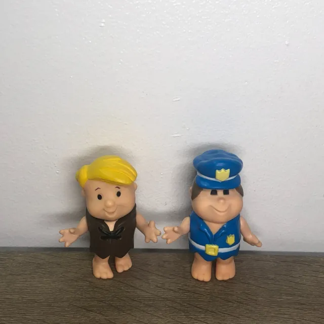 Flintstone Kids Coleco 1986 the Flintstones Barney Policeman Collectibles Lot 2