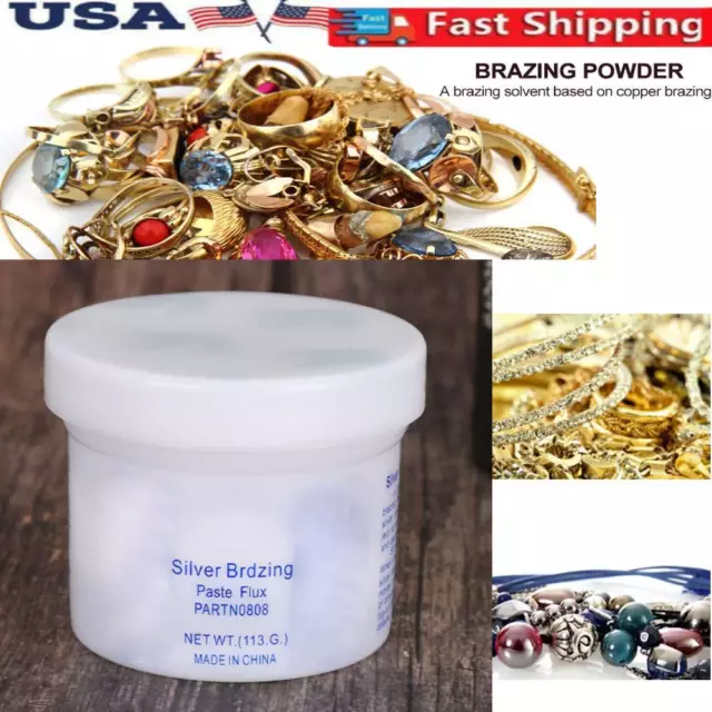 Soldering Paste Flux Silver Gold Brazing Powder For Welding Copper Aluminum