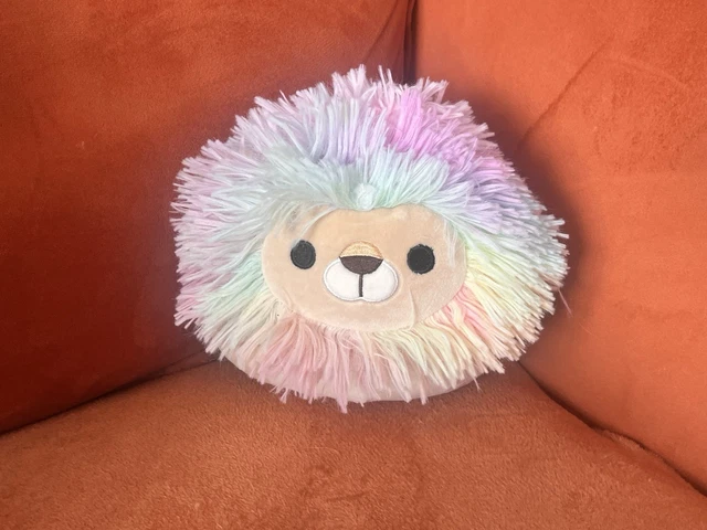 Squishmallows 12-inch Atoosa The Rainbow Striped Cat - Official Kellytoy Plush Collectible