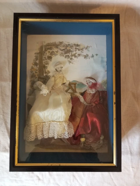 Broche Vintage Années 30 En Lucite - Décor De Bateau En Relief, Trompe-l'œil - Occasion Unique Et Rare !