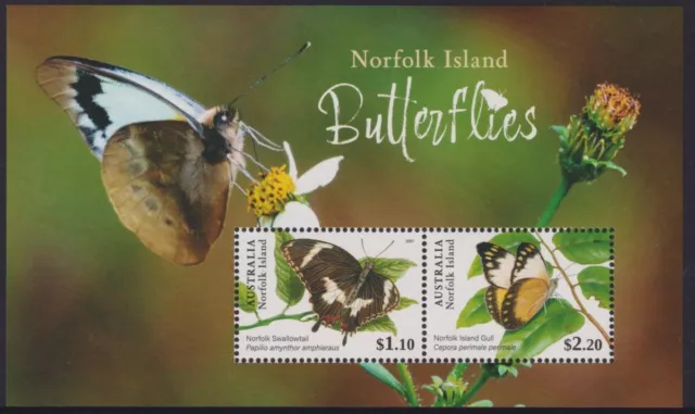 NORFOLK ISLAND - 2021 'BUTTERFLIES' Miniature Sheet MNH [E3825]