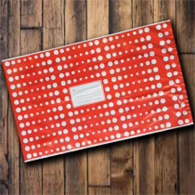 500 pois rouges 10 po x 14 po postaux sacs postaux