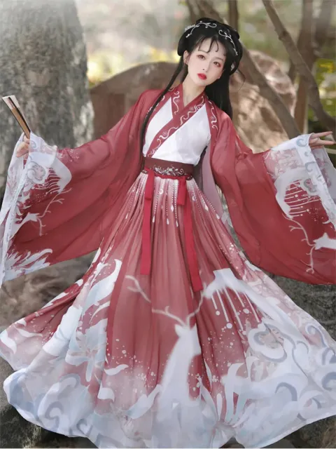 Abito da ballo tradizionale cinese Hanfu donna fata cosplay costume hanfu