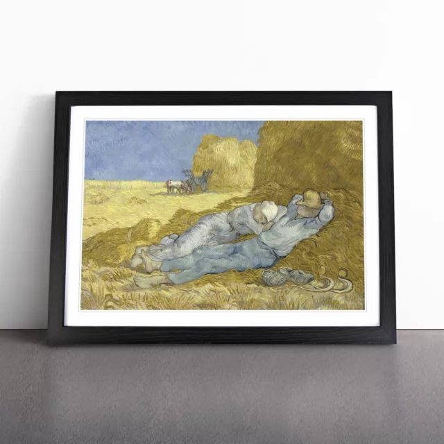 The Siesta By Vincent Van Gogh Wall Art Print Framed Canvas Picture Poster Decor