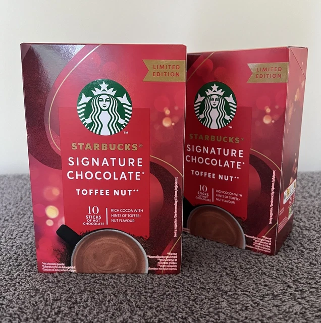 STARBUCKS SIGNATURE CHOCOLATE Toffee Nut Flavour 07/2024 £4.50