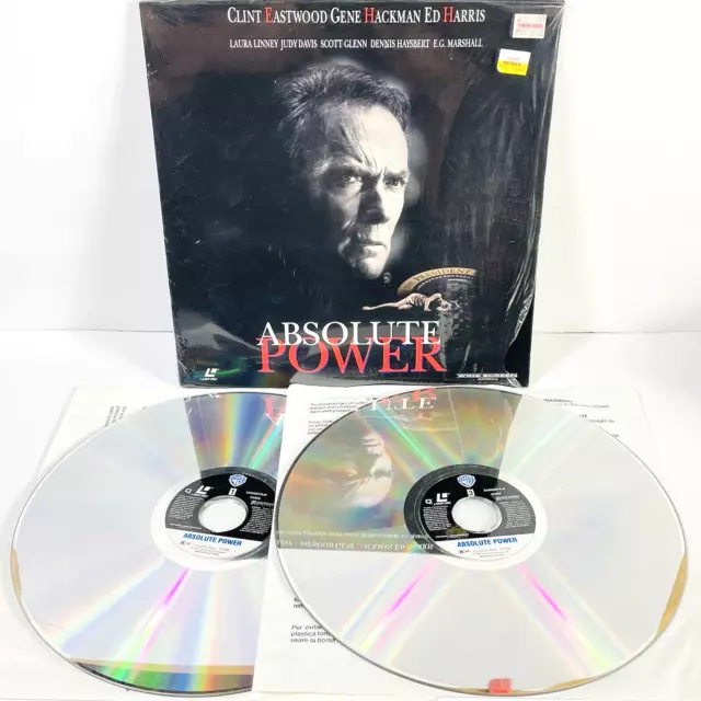 Absolute Power Laserdisc Movie Clint Eastwood Gene Hackman Ed Harris