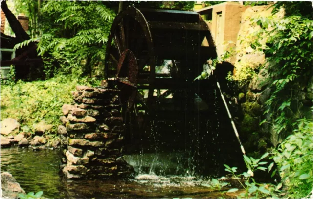 Vintage Postcard- Old Water Wheel, Southington, CT.