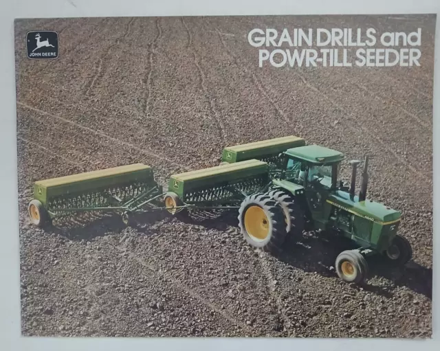 VTG John Deere Grain Drills Powr-Till Seeder Brochure Ad - Tractor Farming