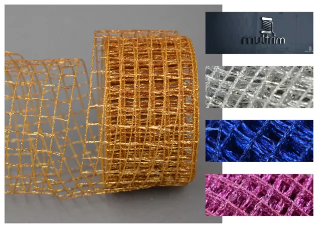 Luxury Net Wire Mesh Ribbon Trimming Decorating Wedding Floral Wrapping Gift DIY