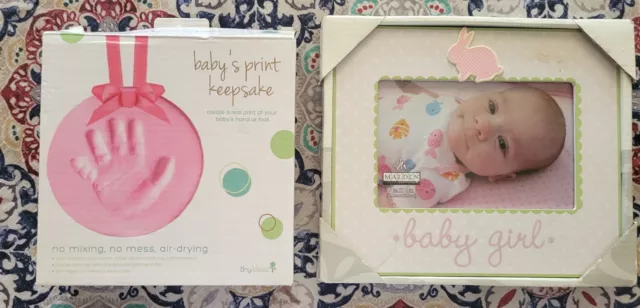 Baby Lot, Baby Frame 4 X 6 & Baby's Print Keepsake