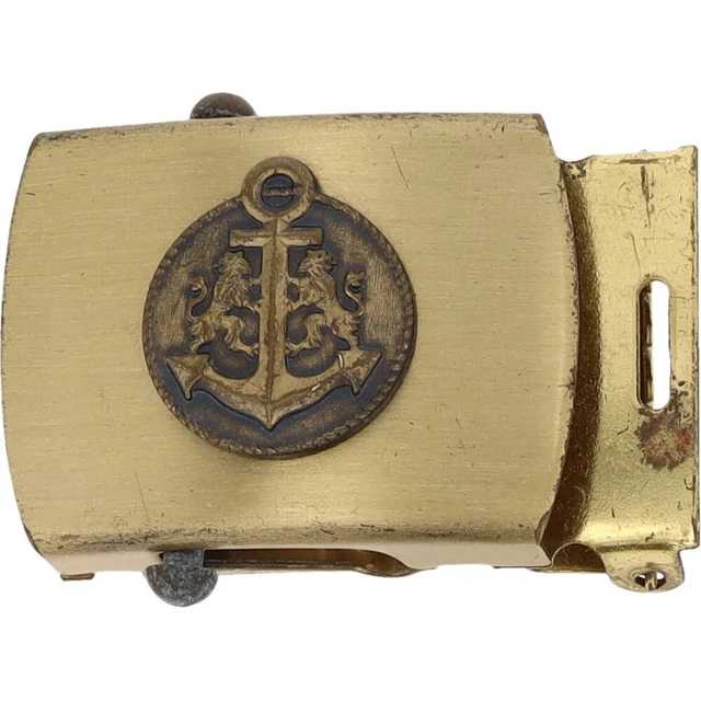 Ottone Navy USN Militare Marinaio Aviazione Scpo Uss Vet Cpo 90s Vintage Cintura