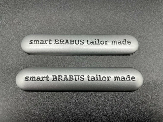 Lot De 2 Badge Xclusive Pour Smart Fortwo Roadster Forfour 450 451 452 453 454 Brabus Cdi Bluewave Aile Porte Coffre - Équipement Auto