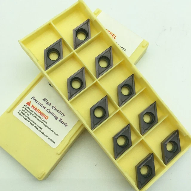 Speed Up Your Trimming with 10Pcs DCMT11T304 LF6018 Carbide Turning Inserts