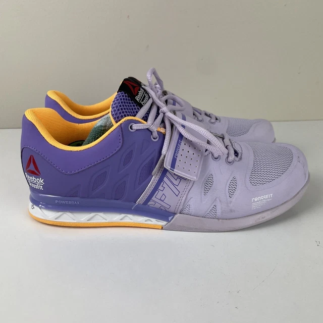 Reebok CrossFit CF74 Purple Weightlifting Lifter Shoes US 9.5 UK 7 VGC B