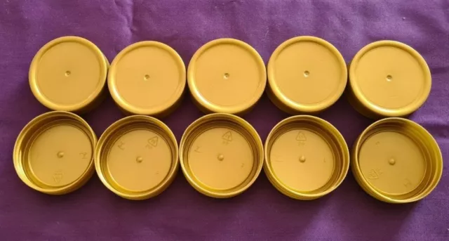 10*Schraubdeckel  für 250 g neutrale Honigglas