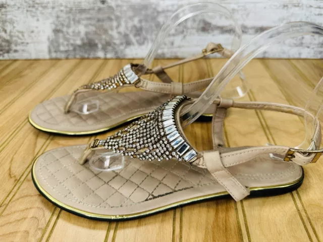 Chanel Beige Mesh and Satin Embellished CC Loafers Size 39.5 Chanel
