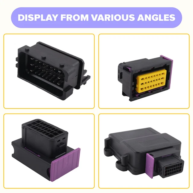 24PIN ECU CIRCUIT Board Connector Matching Aluminum Alloy Automotive