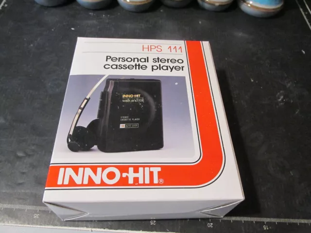 INNO HIT HPS 111 Persönlichen Stereo Kassette Spieler Vintage Neu Versiegelt