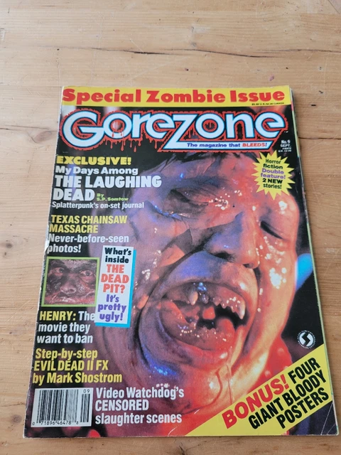 Gorezone # 9 - Horror Magazine missing Posters