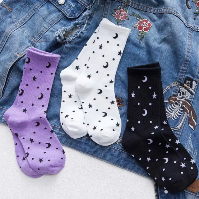 Breathable Novelty Letter Socks Harajuku Cotton Sock Women Footwear 1pair Set