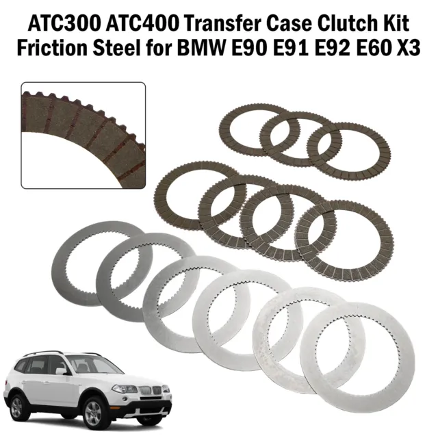 ATC300 ATC400 Transfer Case Lined Disc Set per BMW E90 E91 E92 E60 X3 E83 Y1