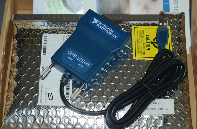 National Instrumens NI GPIB-USB-HS GPIB Data Acquisition Card 778927-01 IEEE 488