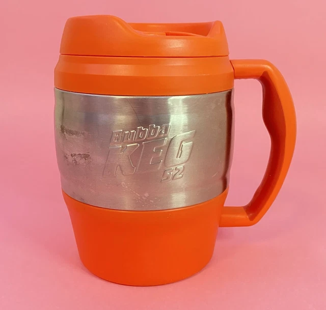 Bubba Keg 52 Oz Orange and Chrome Stainless Steel Insulated Travel Mug
