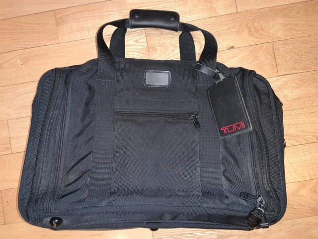 Tumi Black 20” Duffel Carry On Suitcase Bag Nylon Shoulder