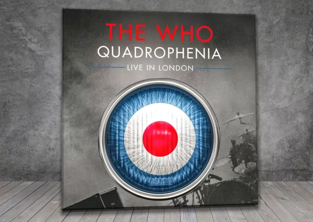 The Who ‎– Quadrophenia POSTER CANVAS PAINTING ART PRINT SQ 1856