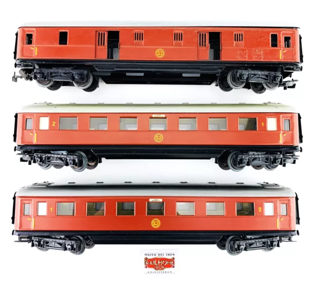 MP212 - MARKLIN H0 4020+4021 - Lot 3 Personenwagen“ Sj " - 1./ 2./ Kastenwagen