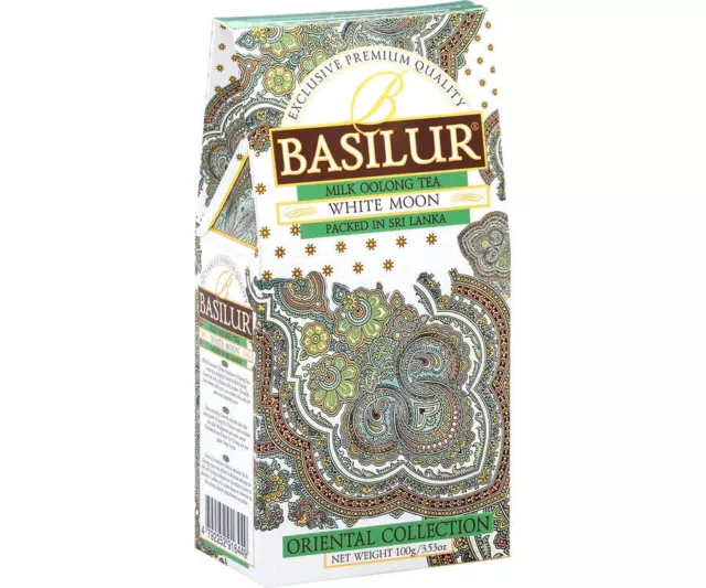 Basilur White Moon Pakettee 100g Kostenloser Versand weltweit