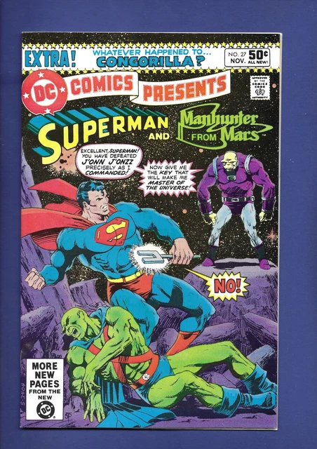 DC Comics Presents 27  Superman & Martian Manhunter!  1st Mongul HIGH GRADE NM