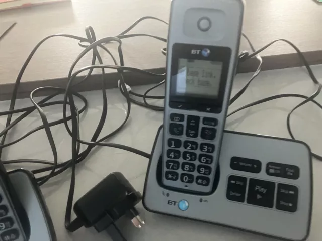 bt cordless phone with answer machine twin 2