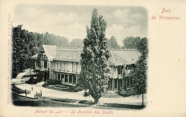 *36110 cpa Bois de Vincennes - the Pavillon des Forêts