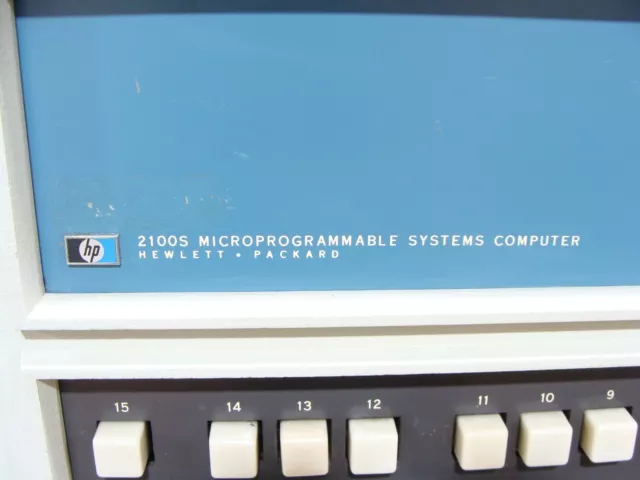 Vintage Hewlett Packard HP 2100S Microprogrammable Computer System Mainframe #2 2