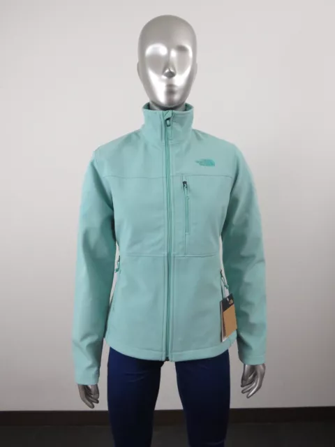 NWT Womens The North Face TNF Apex Bionic FZ Softshell Windwall Jacket - Wasabi