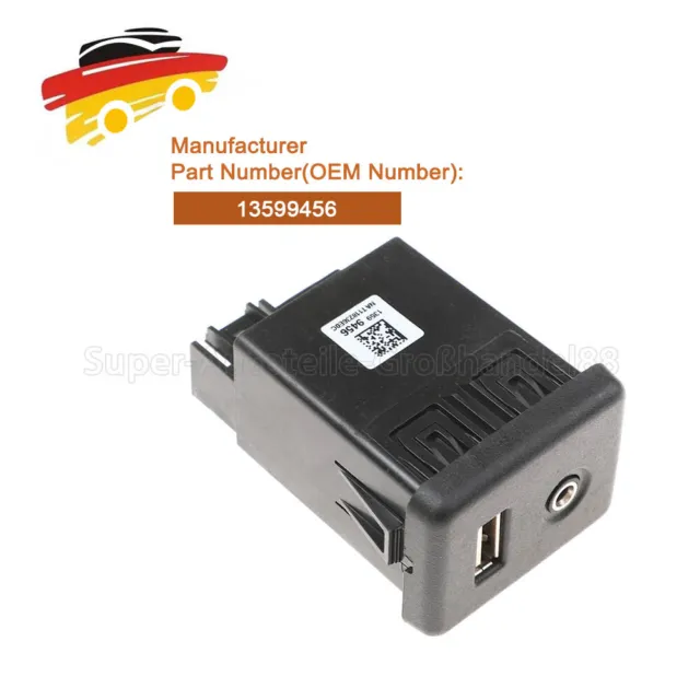 Auto USB-AUX-Port Buchse 13599456 Für Opel Insignia A Astra K /GM